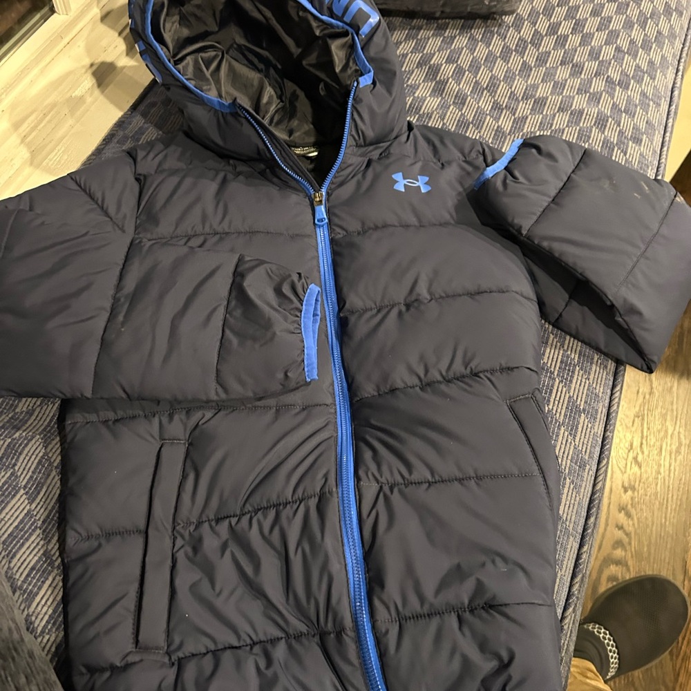 Under Armour Boys Navy Puffer Jacket